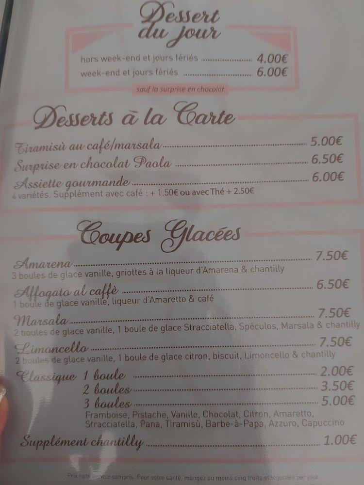 Trattoria Paola - Menu Image 2